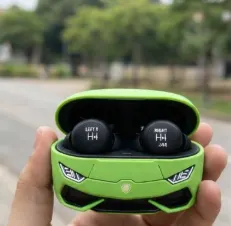 Car-Inspired Wireless Earbuds with Charging Case – Stylish Design, Immersive Sound & Smart Touch Control